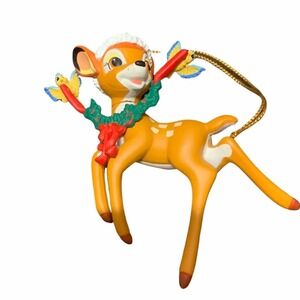 BAMBI Ornament Disney Grolier‎ Christmas Collectible New Vintage